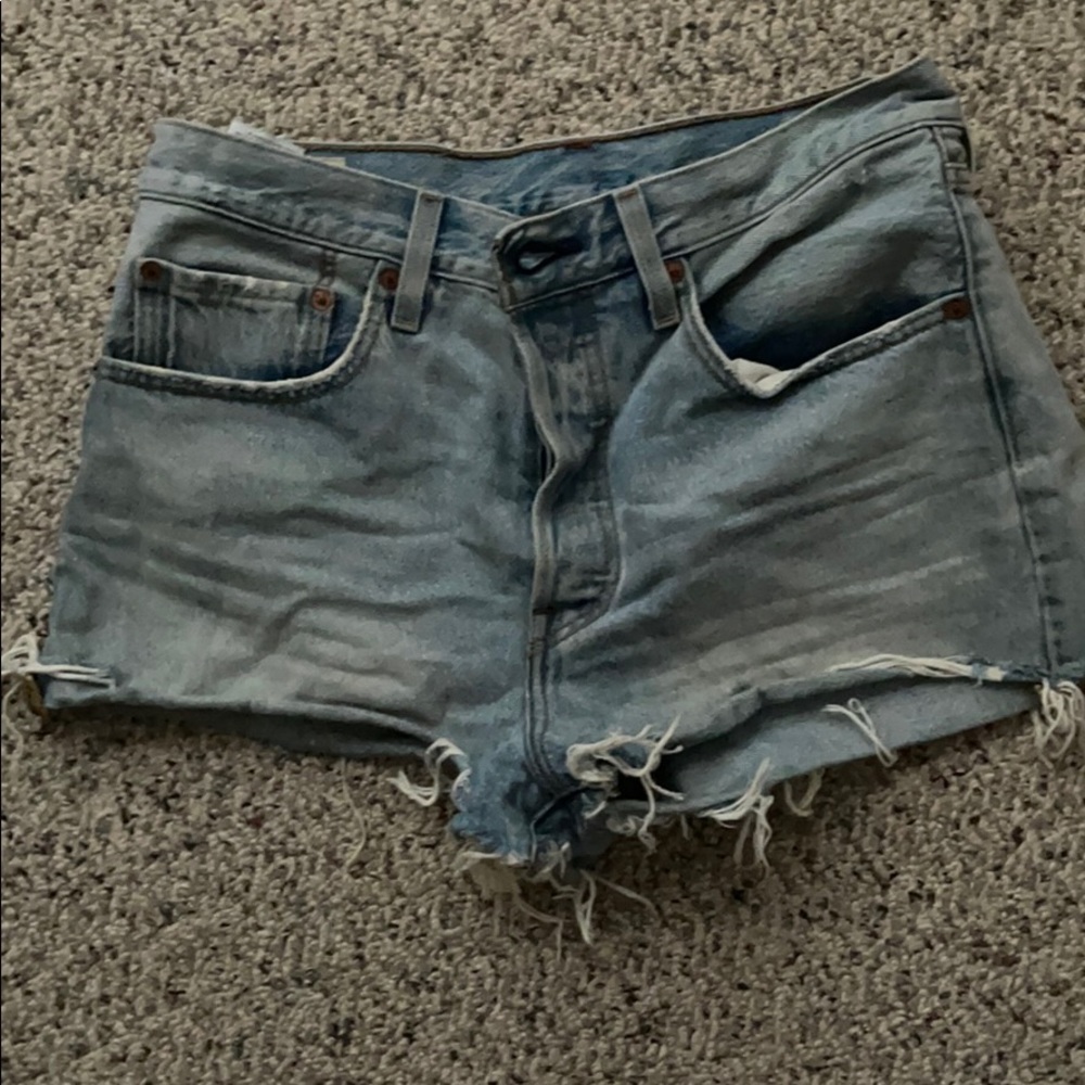 Levi’s High Rise Jean Shorts